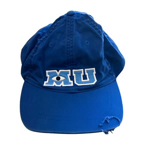 Disney Parks Monsters University “MU” Blue Hat Adult O/S - Picture 1 of 5